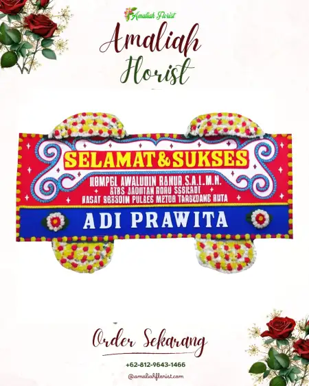 Papan Bunga Ucapan Selamat Tista